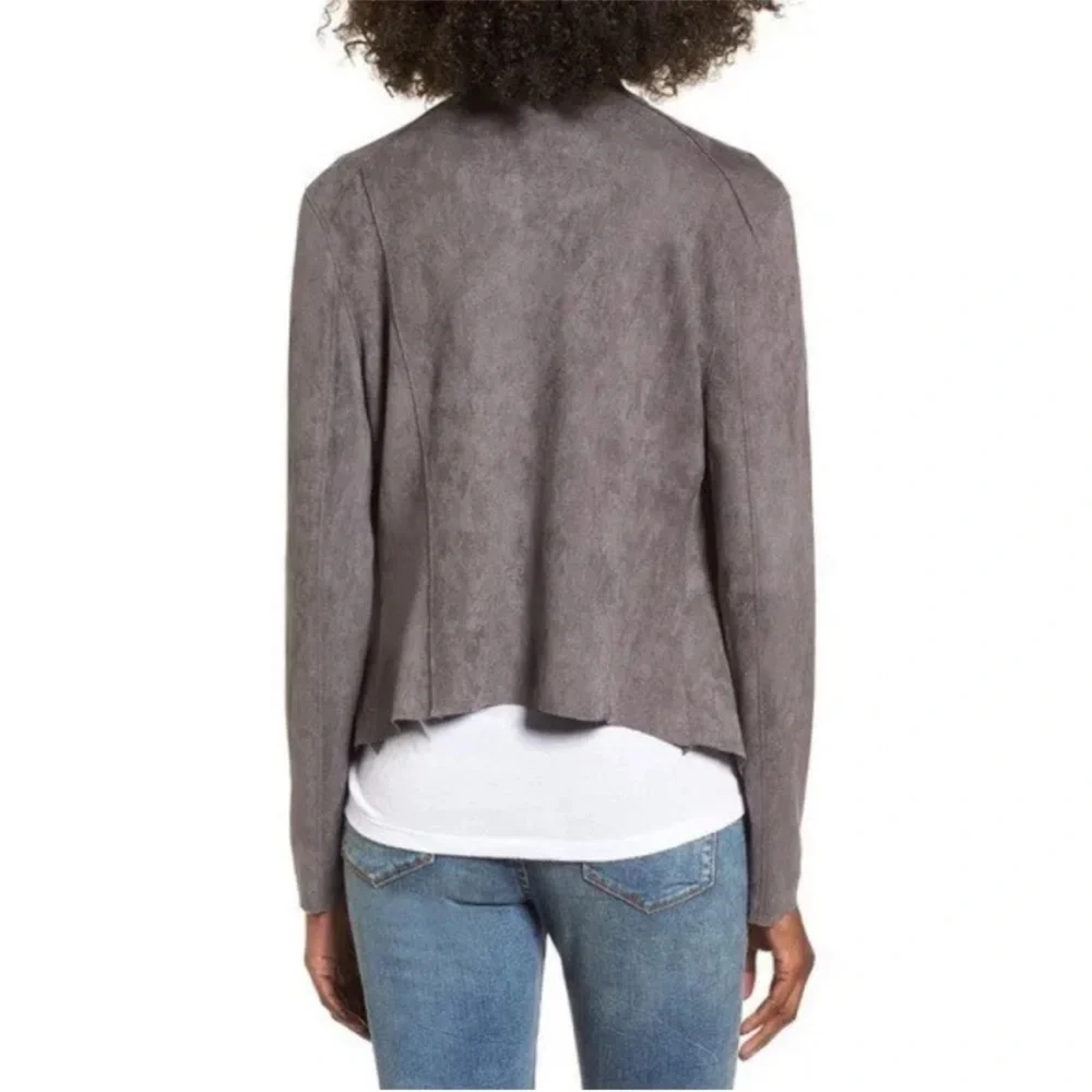 • BLANKNYC • Drape Front Faux Suede Jacket